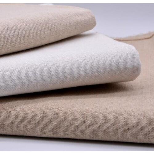 100x145cm Linen Textile Fabric For Patchwork Bag Organic Natural Hemp Upholstery Fabric Tissus Au Metre Tecidos Costura Stoffen