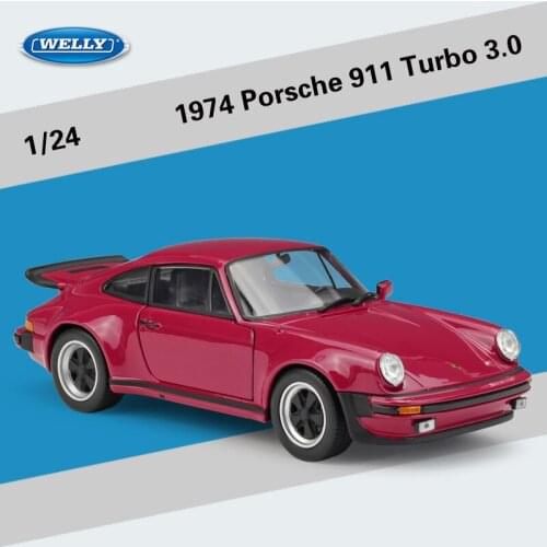 WELLY 1:24 Porsche 911GT3 RS/911Turbo/911 CARRERA Sports Car Simulation Alloy Car Model Crafts Decoration Collection Toy Gift