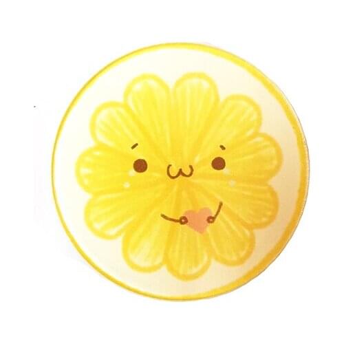 Cartoon Fashion womens Brooch Acrylic Flowers Badge Pins For Backpacks Shirt Clothes Jewelry Gift