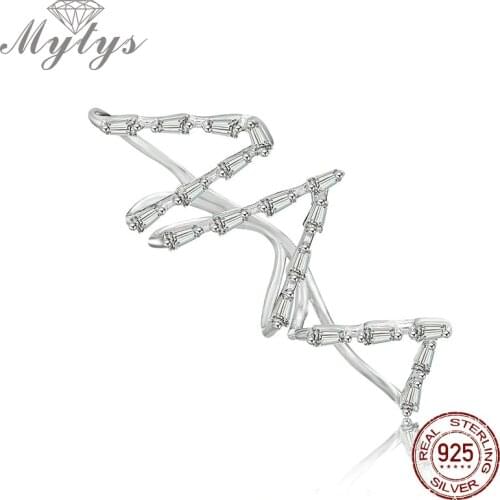 Mytys Brand Design Women Clip Earring for One Ear Cuff Jewelry Earrings Geometric Fashion Accessory Girls Gift CE400