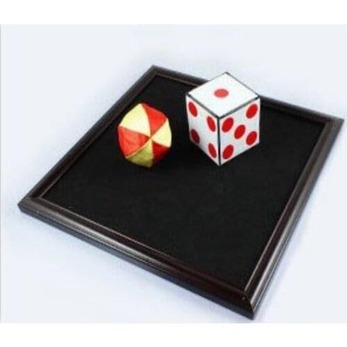 New Large Dice To Ball (Wood Tray) - MagicTrick,Mentalism,Stage Magic Props, Illusions,Close-Up,Comedy,Magia Toys