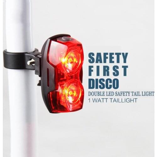 New Cycling Night Super Bright Red 3 Mode LED Rear Tail Light Bike Bicycle Two kind Safety Warning Light Bicycle Accessories 8