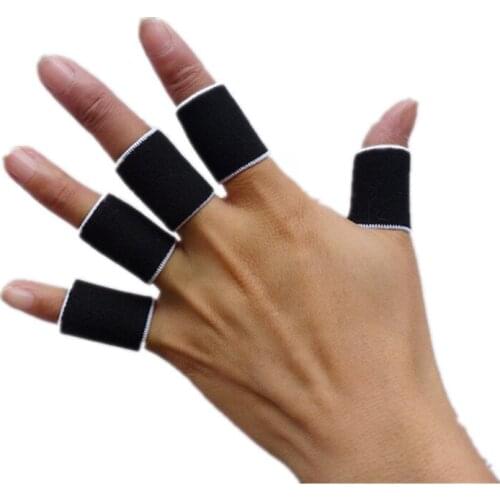 Wholesale Basketball Protective Finger guard Professional Volleyball Finger cap Fingerstall 10pcs/set