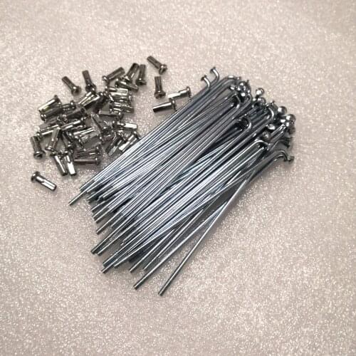 40Pcs/lot E-bike Spokes 12G 2.5mm diameter Bicycle Spokes length 160~200mm + Nipple Sliver color knitting needles