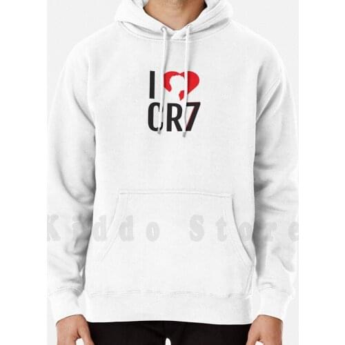 I Love-I 3 Hoodie Long Sleeve Football Ronaldo Portugal No7 Ronaldo Love Ronaldo Fan Spain