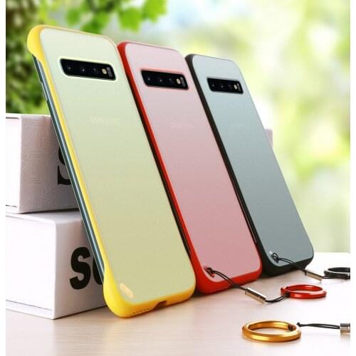 Ultra Thin case for Samsung Galaxy S10 Case Slim Soft TPU Silicone Borderless Back Cover for Galaxy S10 Plus Capa S10 + Funda