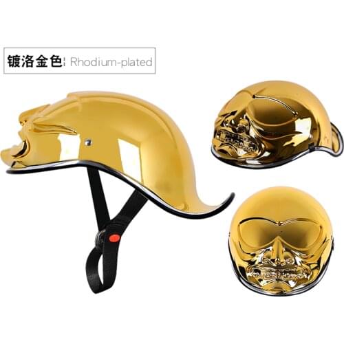 Motorcycle Helmet Vintage Retro Half Motocross Capacete Open Face Casco Moto Motorbike Moto Helmet Racing Riding Helmet For Men