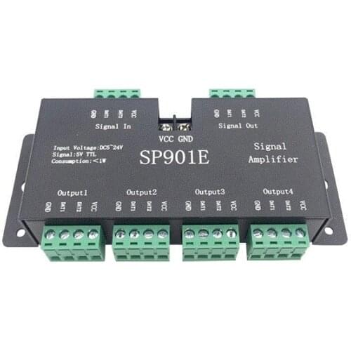 SP901E Symphony Amplifier Light Strip Light with Synchronous Amplifier Symphony Synchronous Signal Direct Sales