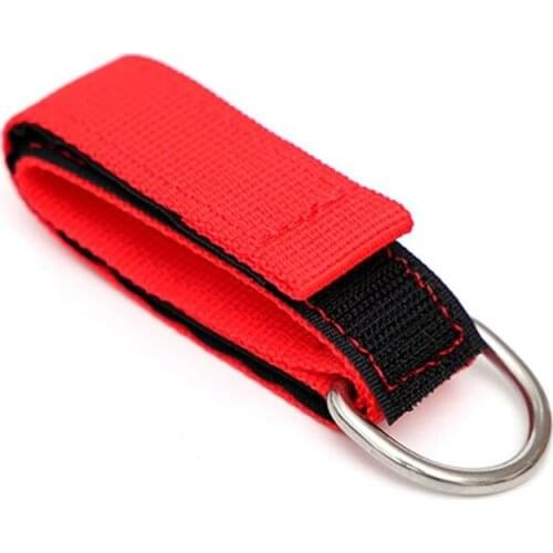 1pc Scuba Diving Wrist Band Nylon Webbing Belt with Sticker Stainless Steel D-ring Strap Underwater Sports Equipments