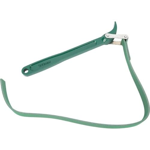 1 pc Universal Stainless steel Non-slip Car Repair Spanner Removal Hand Tool 12 Inch Belt Type Oil Filter Wrench Remover Green