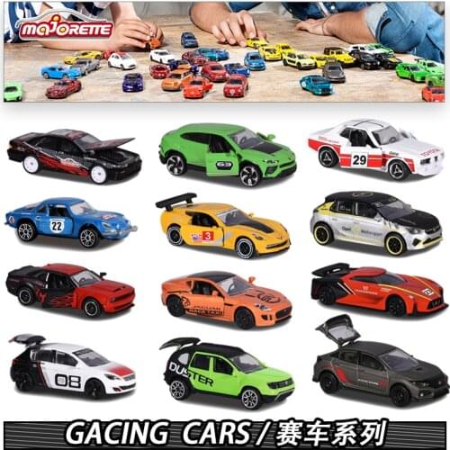 Majorette 1/64 Racing Series Car Hot Pop Kids Toys Motor Vehicle Diecast Metal Model Alpine, Audi, Chevrolet, Dacia, Dodge