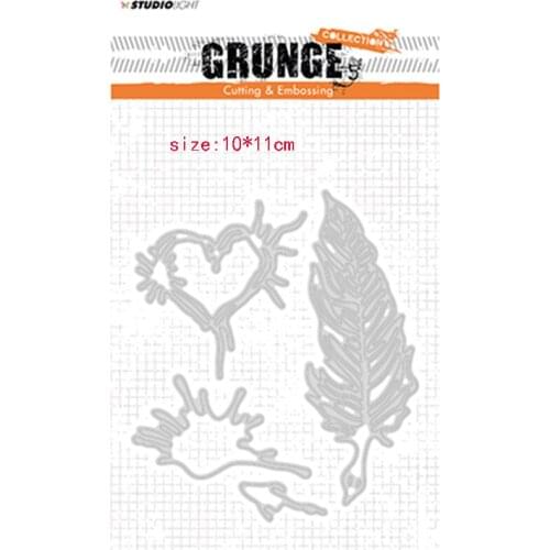 CH 2020 New Arrival Leave and Heart Stencil Metal Cutting Dies For Scrapbooking Practice Hands-on DIY Album Card Handmade Tools