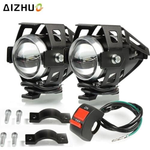 FOR YAMAHA R25 R3 XJR400 XJR1200 XJR1300 FZX 250 T MAX TMAX 500 530 Motorcycle Headlights U5 Headlamp Spotlights Fog Head Light