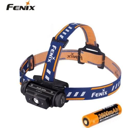 Fenix HL60R Dual Light Source Rechargeable Micro USB Cree XM-L2 U2 Neutral White LED Headlamp with 18650 Battery