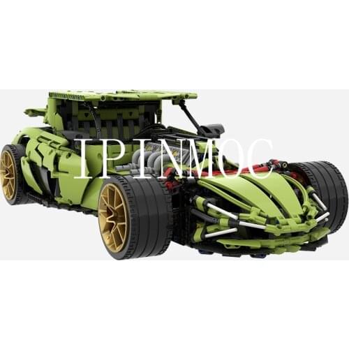 Moc-63824 Rambo racing 42115b mode technology accessories Boy Gift difficult splicing