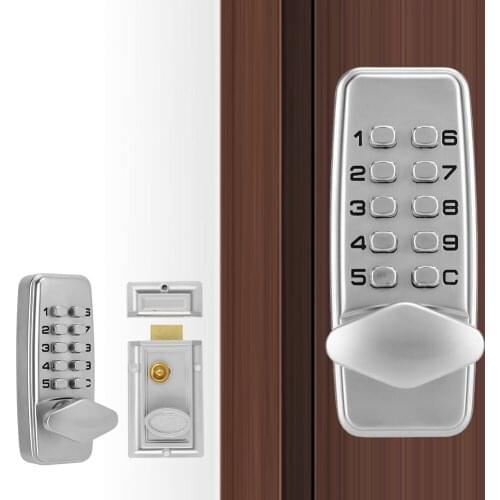 Mechanical Lock Set Waterproof Mini Mechanical Code Locks Outdoor Door Security Coded Lock​​ Free Shipping
