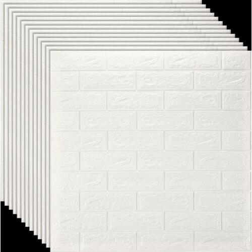 3D Wall Stickers Imitation Brick Bedroom Decor Waterproof Self-adhesive Wallpaper for House Bedroom Wall Decoration