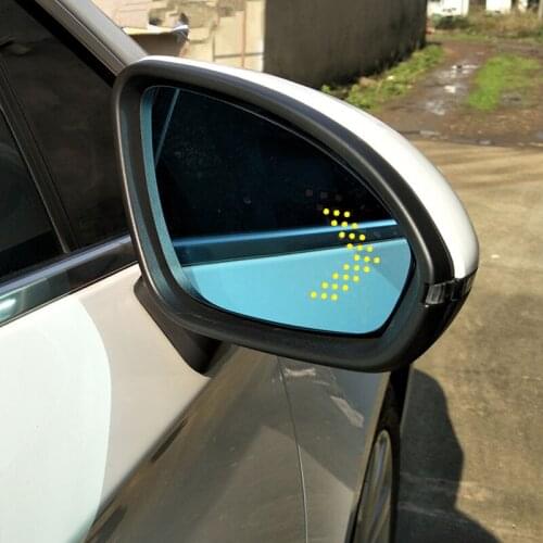 Brand New Power Heated Blue Wide Angle Sight Side Rear View Mirror Glasses For Buick Verano