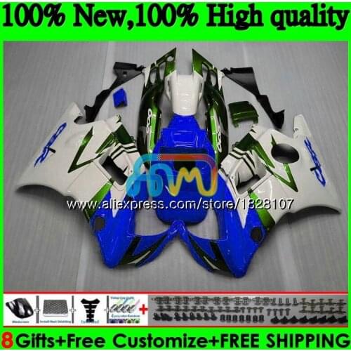 Fairings +Tank For HONDA 600CC CBR 600F3 CBR Blue white 600 FS 95 96 1995 1996 3BS.228 CBR600 F3 CBR600F3 97 98 1997 1998 Kit