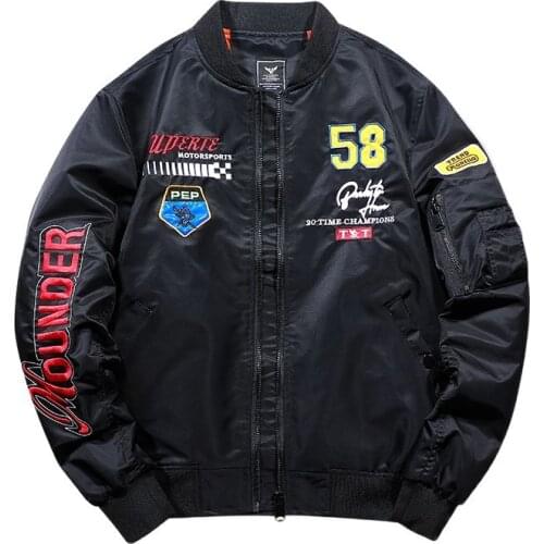 2020 Autumn Top gun Us navy MA1 letterman varsity baseball Pilot air force flight college tactical military army jacket for men