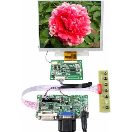 VGA DVI Audio LCD Controller Board CLAA070MA0ACW 800x600 7inch LCD Screen