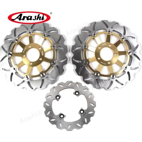 Arashi 1 Set For KAWASAKI ZX9R NINJA 900 2000-2001 CNC Front Rear Brake Disc Rotors ZX 9R ZX-9R NINJA 900 2000 2001