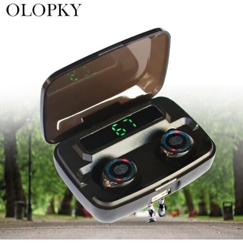 TWS Original Wireless Headphones 8D TWS Bluetooth 5.0 In-ear Earphone Noise Reduction HiFi IPX7 Waterproof Headset For Sports