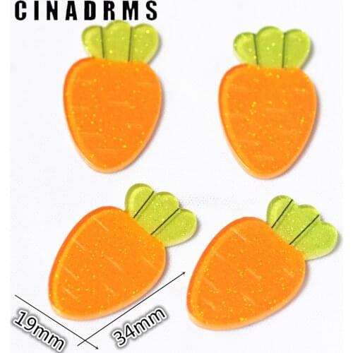 19*34mm flatback Carrots embelishments,Faltback Carrots,D.I.Y supplies