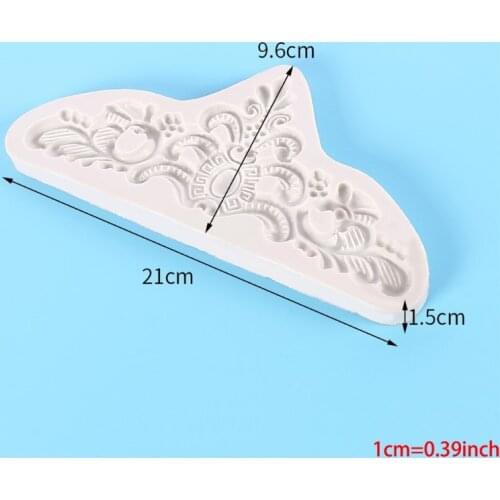 3D Crown/Pearl Shape Fondant Mold Crown Silicone Sugarcraft Mold Fondant Mold