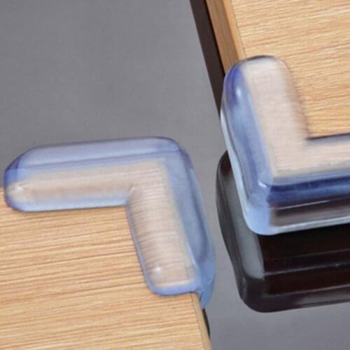 4Pcs Child Baby Silicone Safety Protector Table Corner Protection from Children Anticollision Edge Corners Guards Cover For Kids