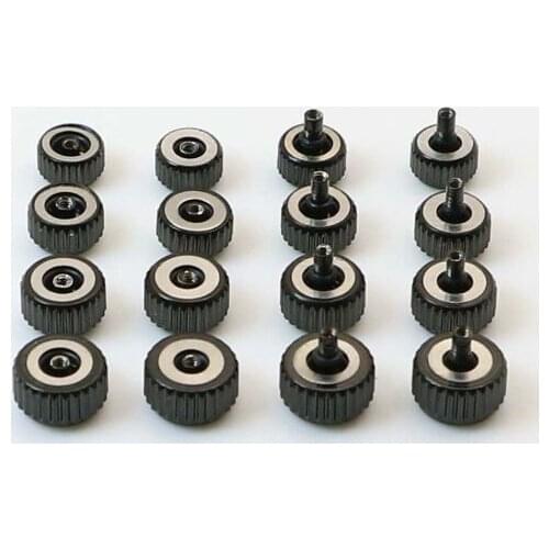Black Generic Full Metal Watch Crown 2.5mm Large Diameter 4.5mm to 7.0mm Size
