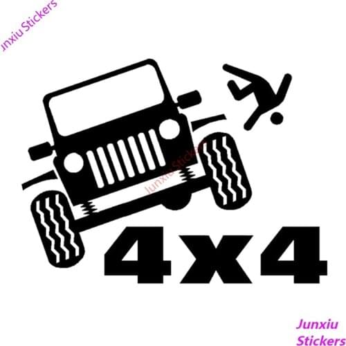 Creative Art Design 4x4 Off Road Car Sticker Styling Bumper Window Motorcycle Bodywork Sunscreen Decal Accessories KK15*11cm