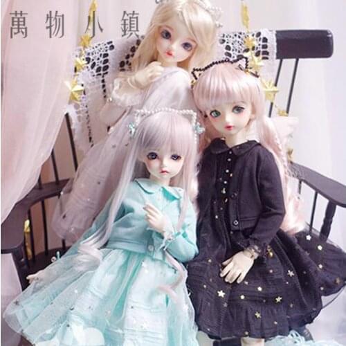 NEW White/Black/Mint Green Knitting Tops Dress BJD 1/4 1/6 MSD YOSD Doll Clothes