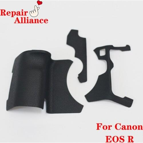 New original Body grip rubber (Handle+left side+Thumb) repair parts For Canon EOS R camera