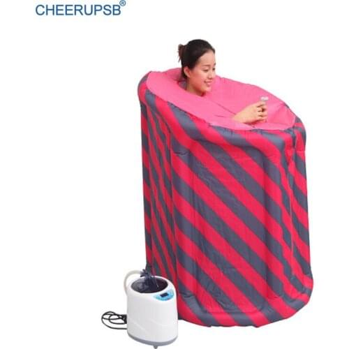 Portable Stream Sauna Home SPA Steam Controler Body Shower Inflatable Personal Steamer Sauna Room Tent Steambath Set Fumigator