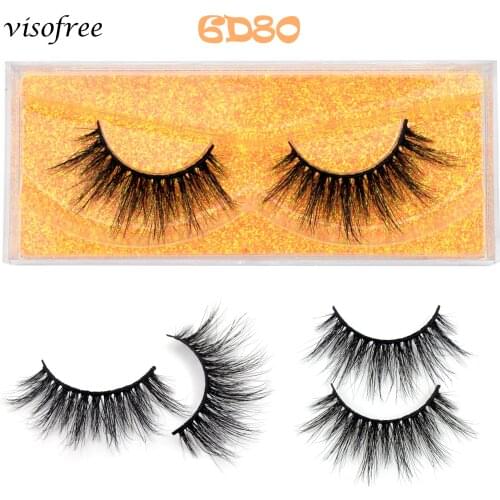 Visofree 5D Eyelashes 3D Mink Hair False Eyelashes Natural Thick Long Eye Lashes Fluffy Makeup Beauty Extension Tools Fake Lashe