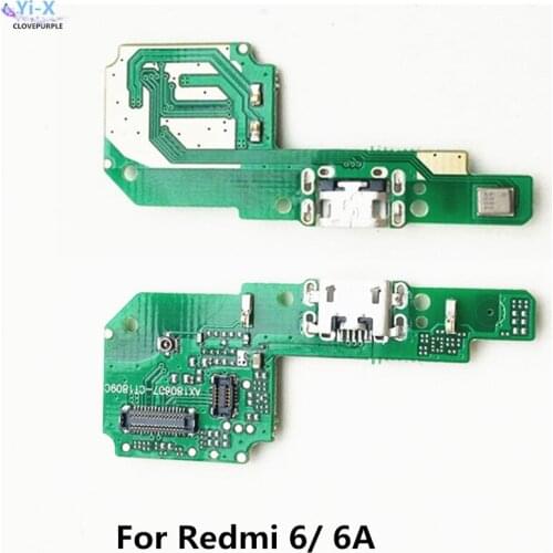 USB Charger Charging Port Ribbon Flex Cable Micro USB Dock Connector For Xiaomi Redmi 6 6A