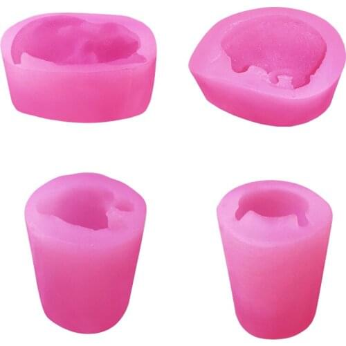 Silicone mousse cake mold ice cream mold DIY baking tools cat mouse cute fox rabbit