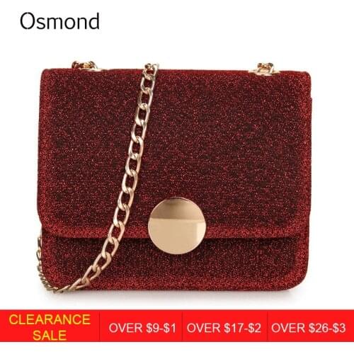 Osmond Women Messenger Bags Small Chain Shoulder Bags Mini Crossbody Ladies 2017 New Spring Summer Fashion Hasp Shopping Bag