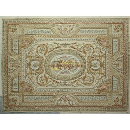 French aubusson carpets handwoven wool for carpets living room Retro