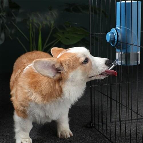 Hanging Cat Water Bottle Holder Dispenser Pets Dog Drinker Ball Puppy Drinking Feeders Guinea Pig Rabbit Squirrel Head Pipe
