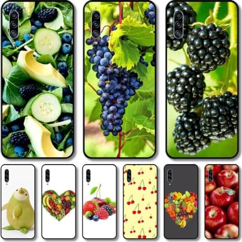 Delicious fruit Phone Case Hull For Samsung Galaxy M 10 20 21 31 30 60S 31S Black Shell Art Cell Cover TPU