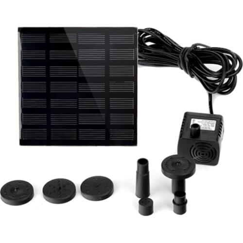 Solar Power Panel Water Pump Pool Pond Aquarium Fountain Landscape Garden Watering AUG889