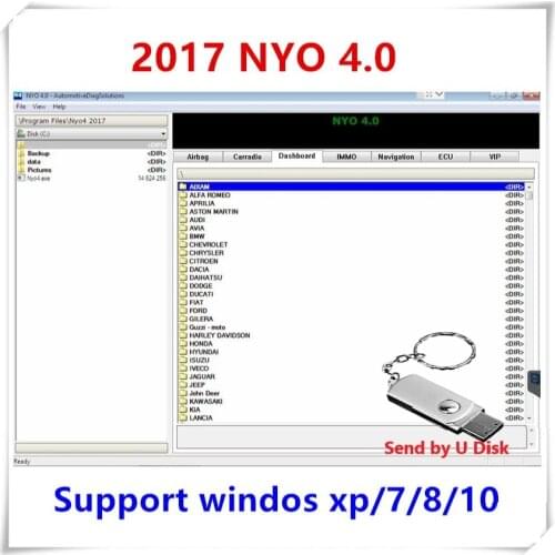 2021 Newest NYO 4 Full Database Airbag+Carradio+Dashboard+IMMO+Navigation send by Download Link or send by USB flash Drive