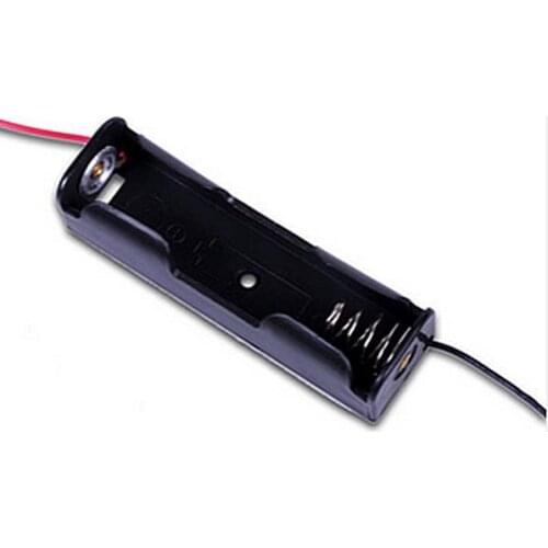 5pcs 1 slot AA battery holder box case with wire DIY model accessory