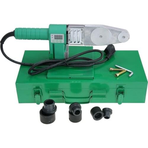 700-800W AC220V 20-63mm 2" PPR PVC PB PE Water Pipe Digital display Heat Weld Melt Machine Socket Fusion Welder Set