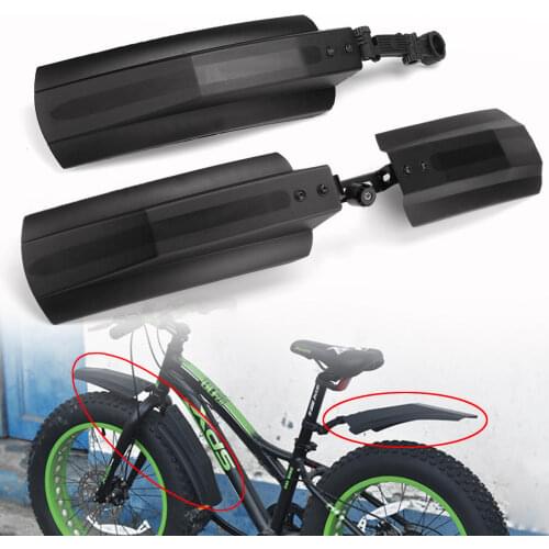 26 Inch Snow Bicycle Bike Front Rear Mudguard Cycling Bike Fender for Fat Tire Mountain Bike