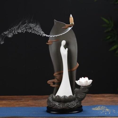 Smoke Waterfall Wierook Waterval Incensario Backflow Insence Holder Zen Decor Inciense Burner Storage Porta Incenso Incensario