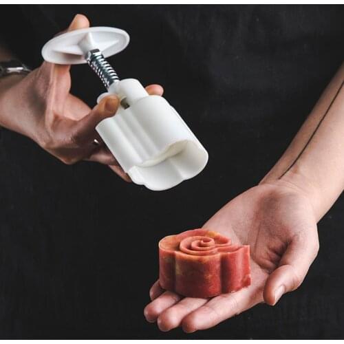 Bakery Molds Moon Cake Cookie Flower Stamp Mooncake Mold Kitchen Utensils Ma'amoul Oriental Pastry Mould Form for Baking