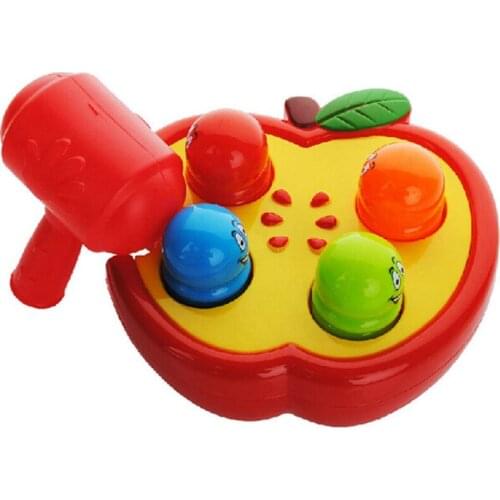 Whack a Mole Infant Childrens Toys to Hit Hamsters Game Babies Intelligence Percussion Fruit Insects